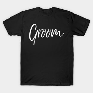 Matching Getting Ready Bride Groom Wedding Groom T-Shirt